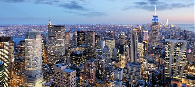 Paseo nocturno en helicóptero por Nueva York