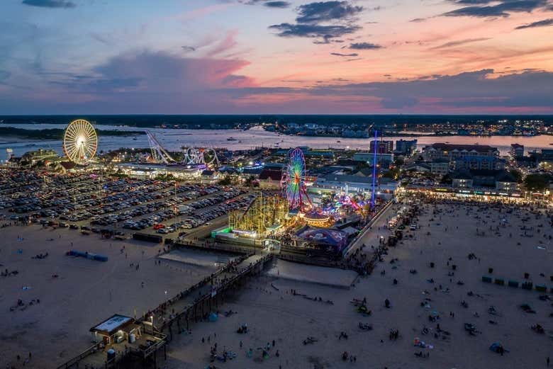 Vistas aéreas de Ocean City