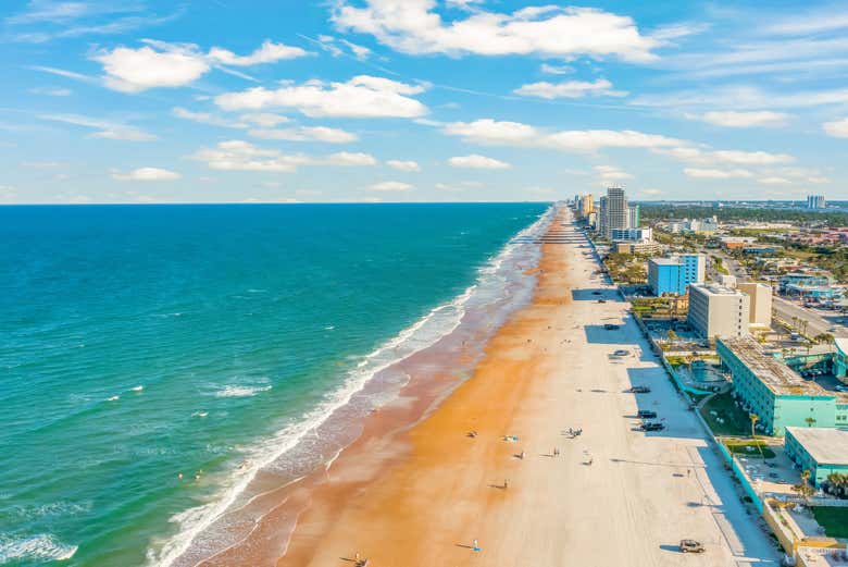 Vista aérea da Daytona Beach