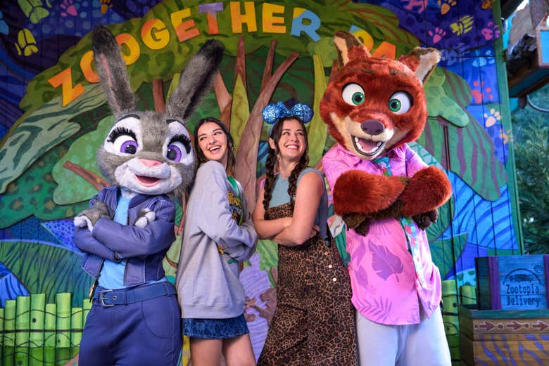 Posez avec les personnages de Zootopie