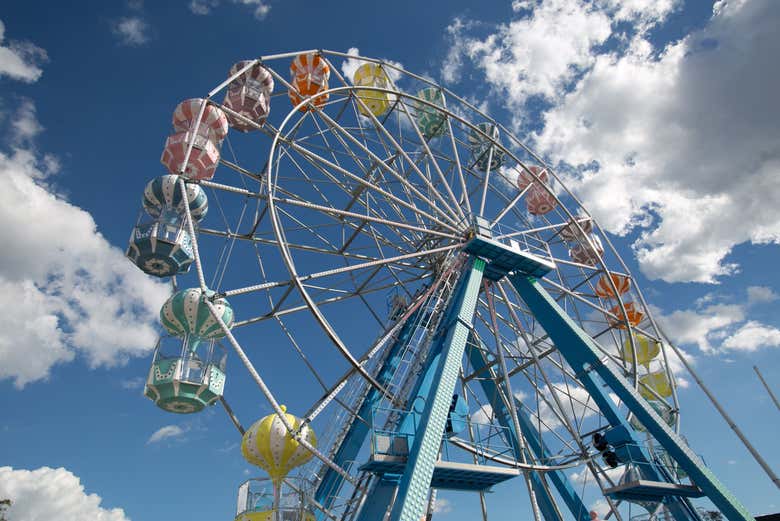 Ride Old Town's custom-made Ferris Wheel