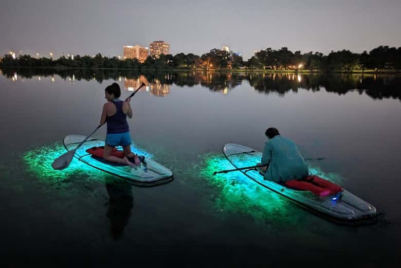 Paddle sur le lac Ivanhoe