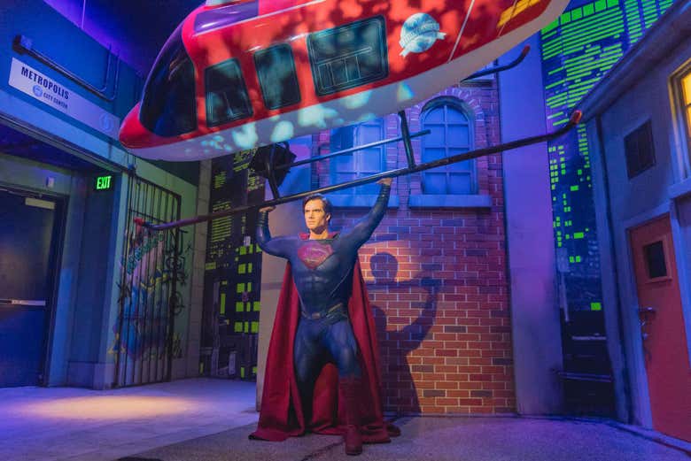 Superman en el Madame Tussauds de Orlando