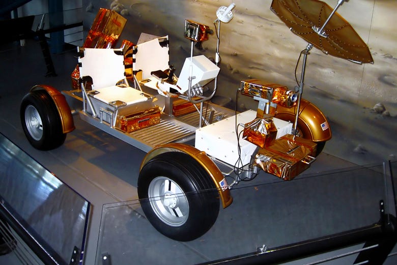 Uno dei veicoli lunari del Kennedy Space Center
