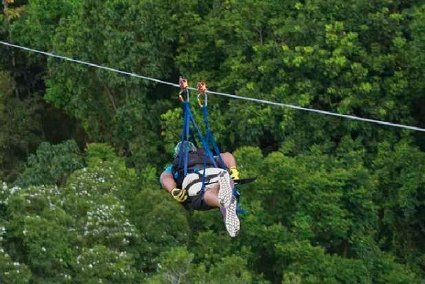 Sensations fortes au Toro Verde Adventure Park