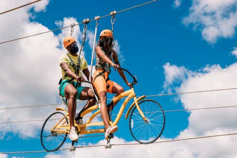 In tandem