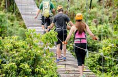 Zip line e ponti sospesi al Toro Verde Eco Adventure Park