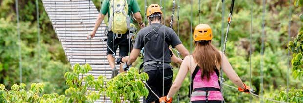 Tirolina en Orocovis
