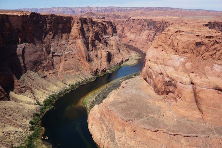 Le fleuve Colorado à travers Horseshoe Bend