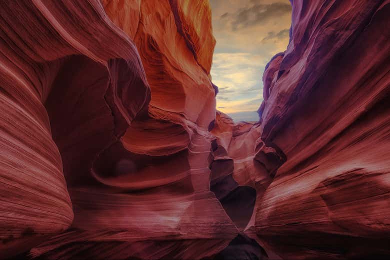 El cañón Deer es uno de los rincones más secretos del Antílope