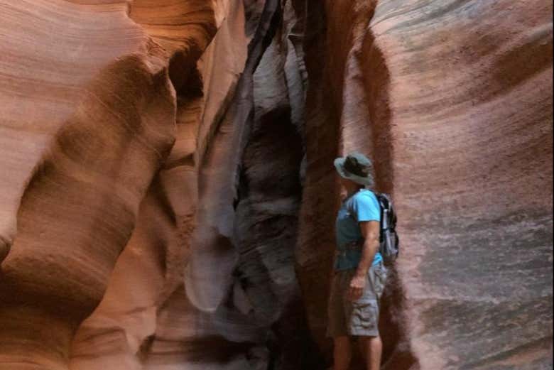 Recorriendo el Cañón del Antílope
