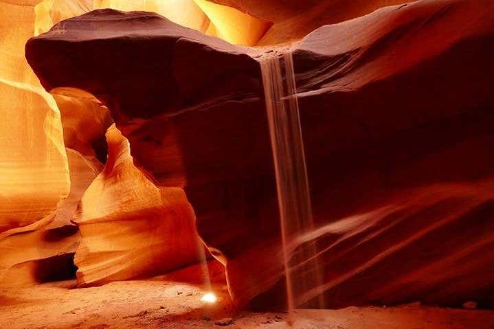 Partie Upper de l'Antelope Canyon