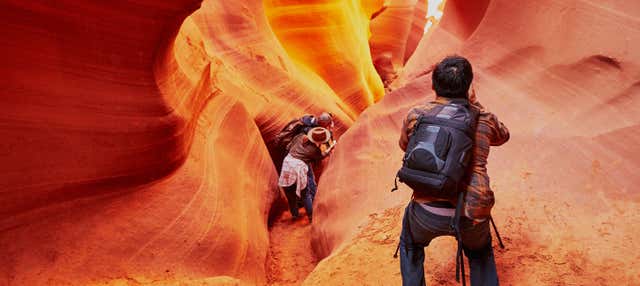 Trilha pelo Lower Antelope Canyon