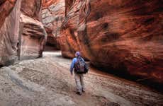 Trilha pelo Cânion Buckskin Gulch