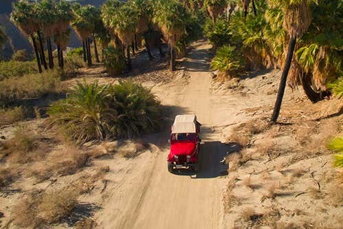 Paysages dans la Faille de San Andreas