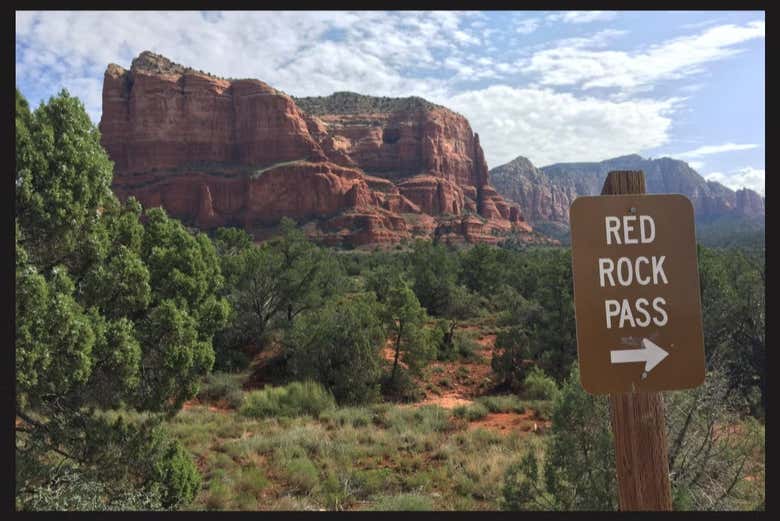Entrada às formações rochosas de Sedona