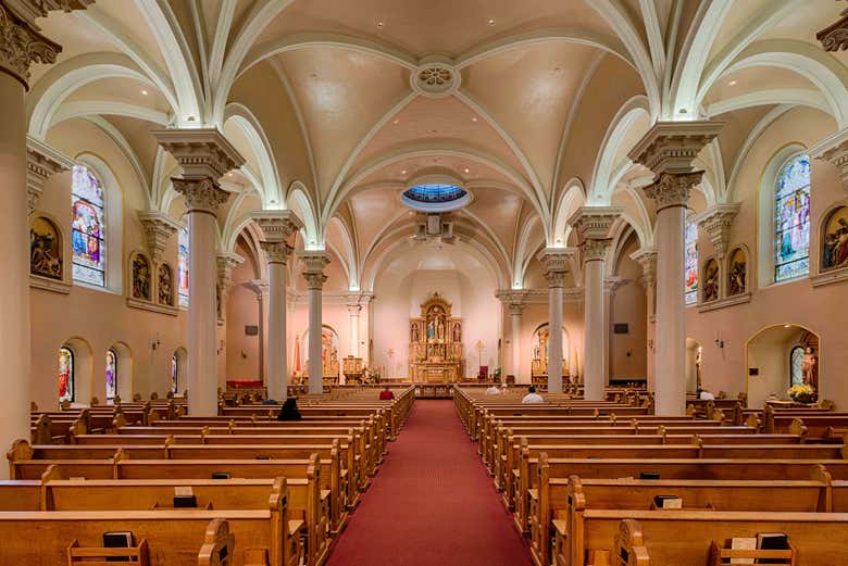 Inside St Mary's Basilica