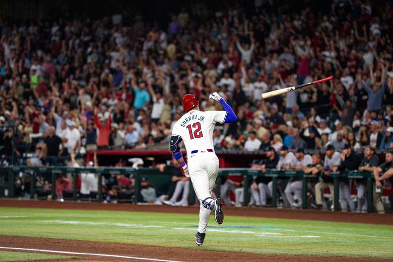 Um dos jogadores dos Arizona Diamondbacks