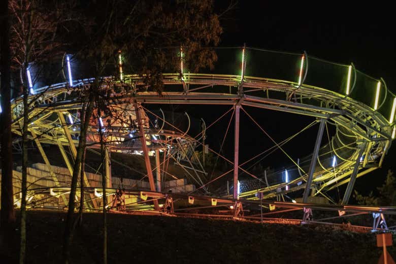 Kick it up a notch and ride at night!