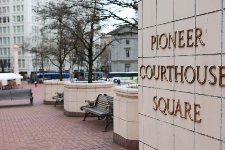 Pioneer Courthouse Square