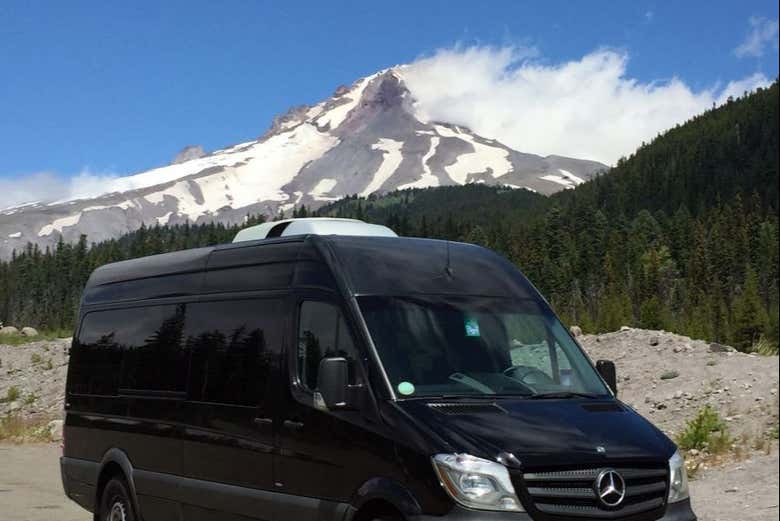 Veículo em que viajaremos para Mount Hood