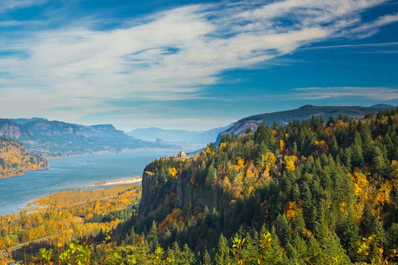 Vue sur le fleuve Columbia