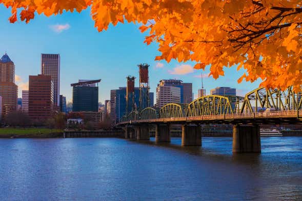 Trolley touristique de Portland + chutes de Multnomah