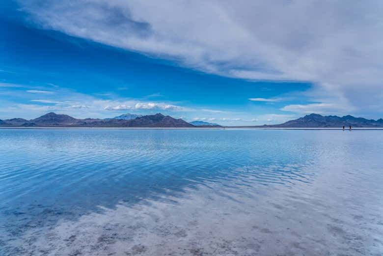 Le rive del Great Salt Lake