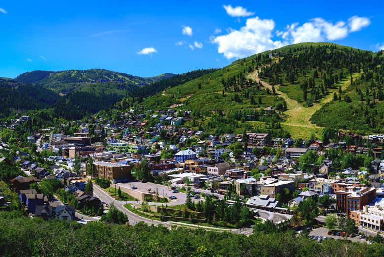 Vista aérea de Park City