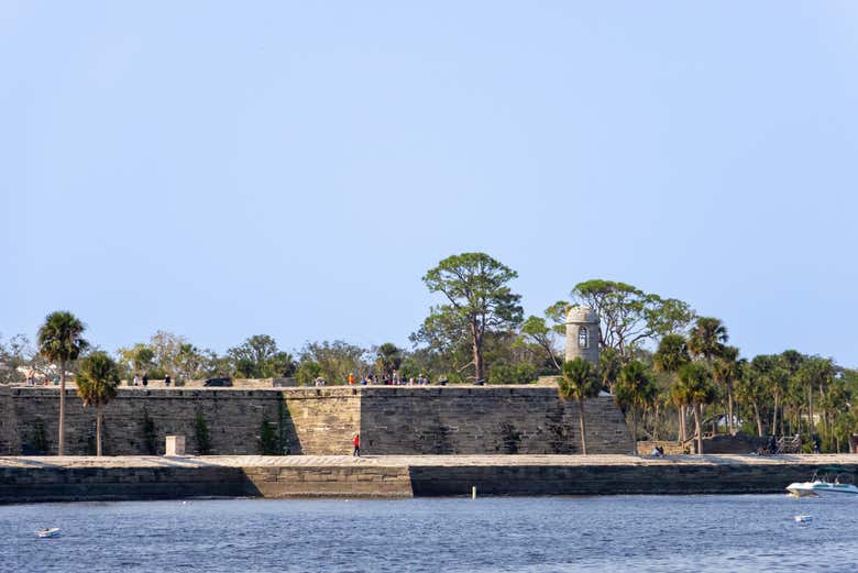 Las murallas del castillo de San Marcos
