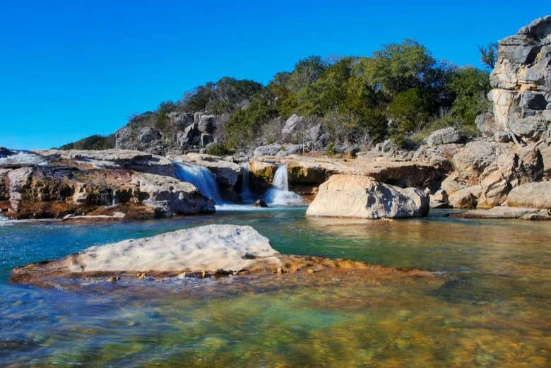 Les cascades du Texas Hill Country