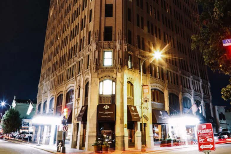 Explore the haunting Emily Morgan Hotel