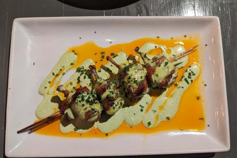 One of the dishes we'll try in San Antonio