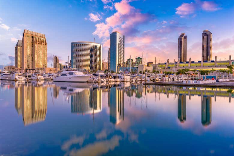 Panoramic view of San Diego