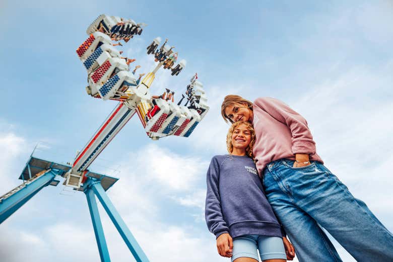 Prêts à profiter des attractions !