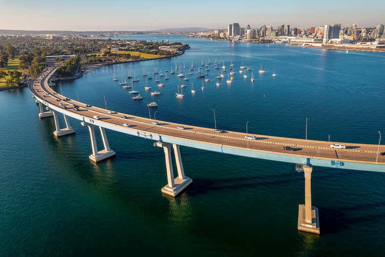 Sail under Coronado Bridge