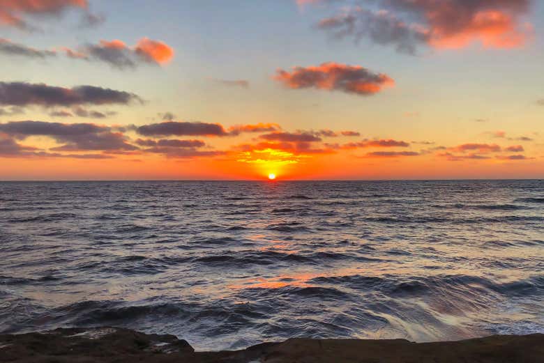 Coucher de soleil à San Diego