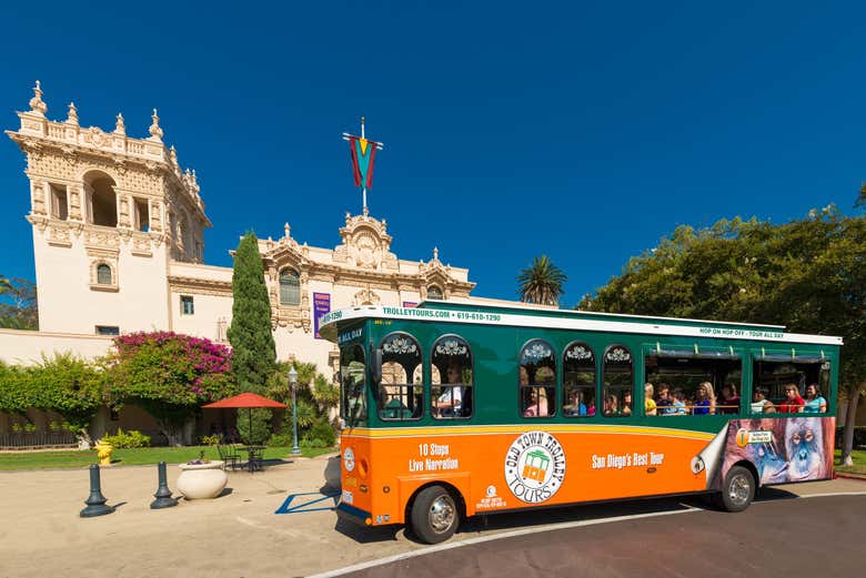 Visite de San Diego en trolleybus