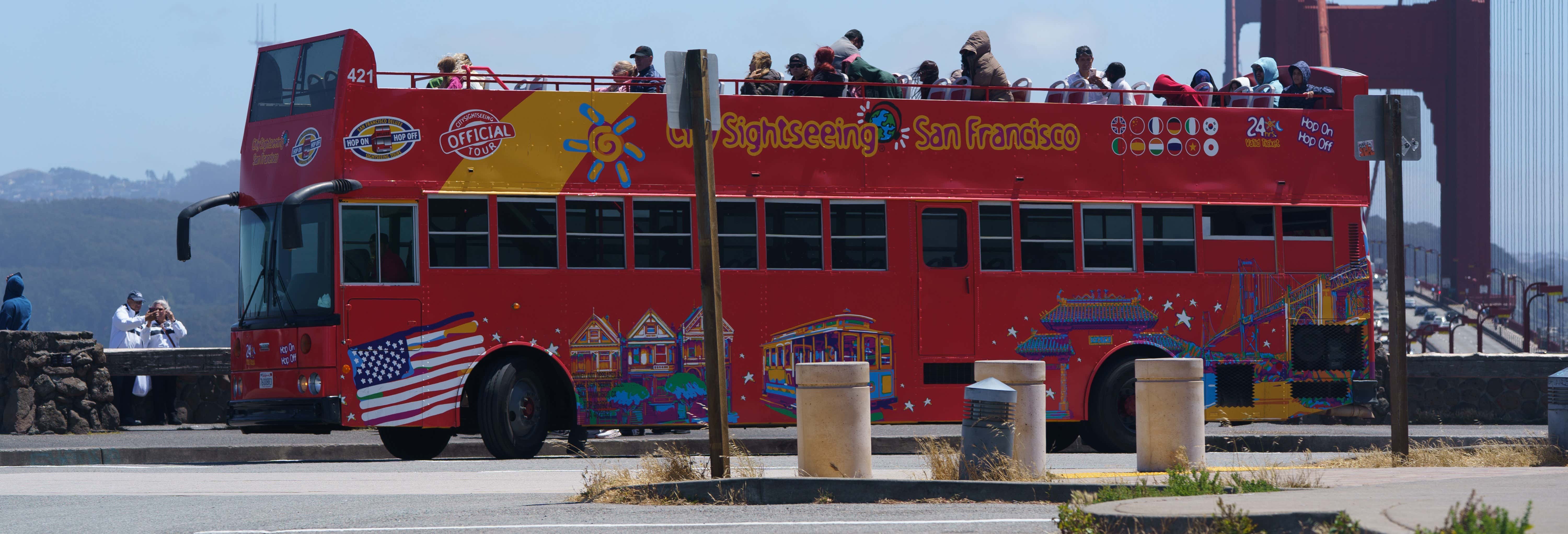 Autobus turistico a San Francisco