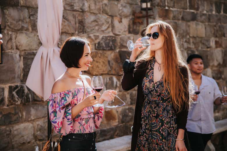 Durante la cata de vinos