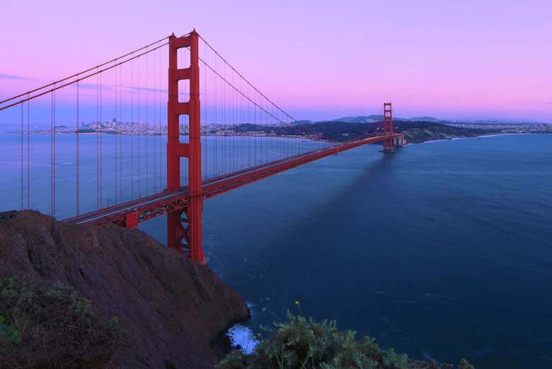 Sunset at the Golden Gate