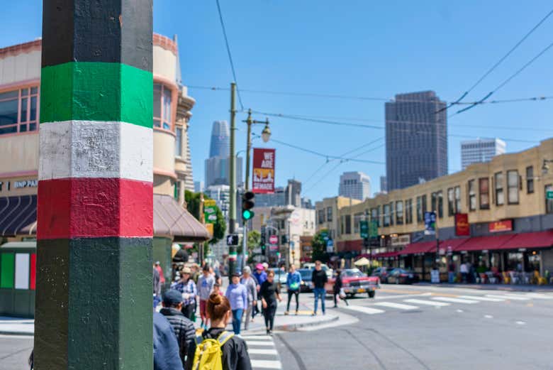 Pasearemos por el barrio de Little Italy de San Francisco