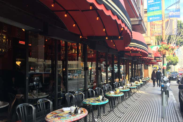 Walking through Little Italy