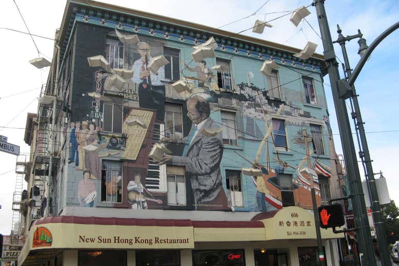 Restaurante típico del barrio Chinatown de San Francisco
