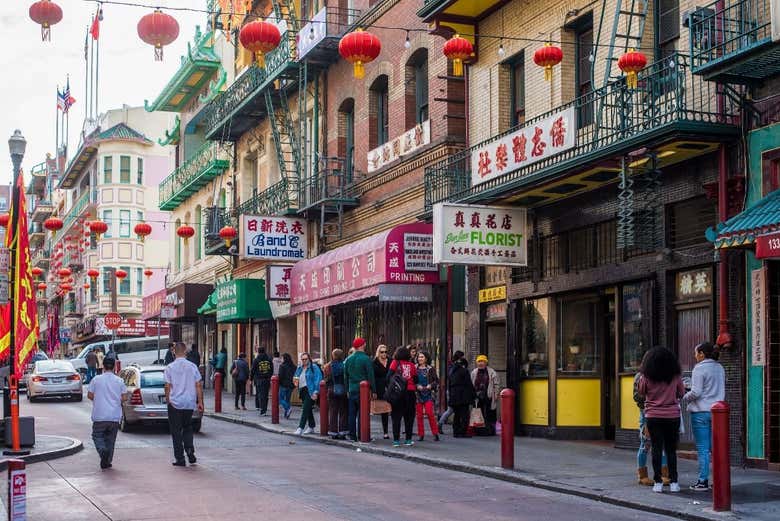 Calles coloridas de Chinatown