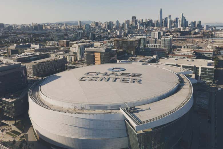 Vista aérea del Chase Center