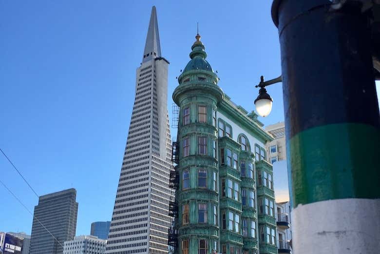La Colombus Tower et la Transamerica Pyramid