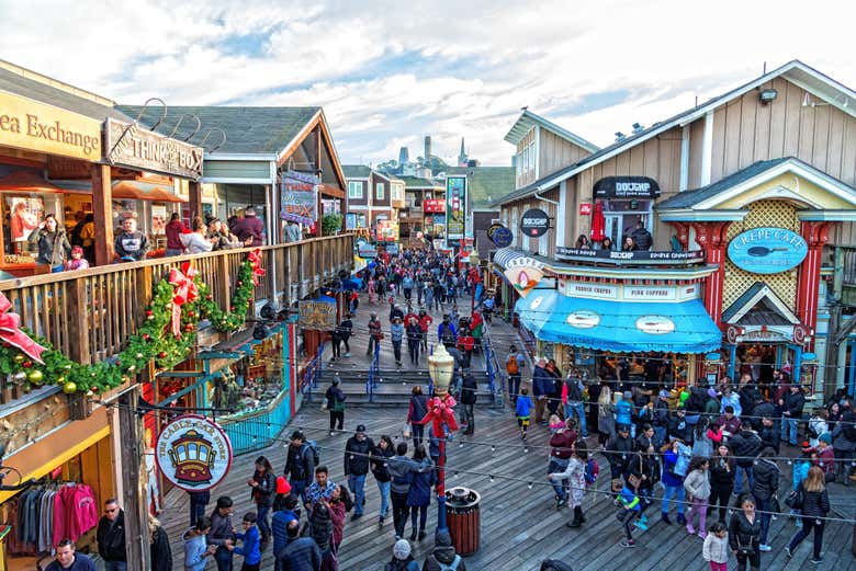 San Francisco Fisherman`s Wharf Walking Tour 2023 in 4K 