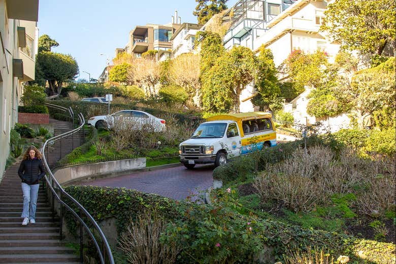 Drive down the iconic Lombard Street!