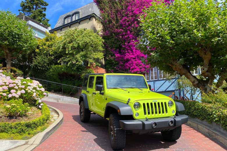 Drive down the famous Lombard Street
